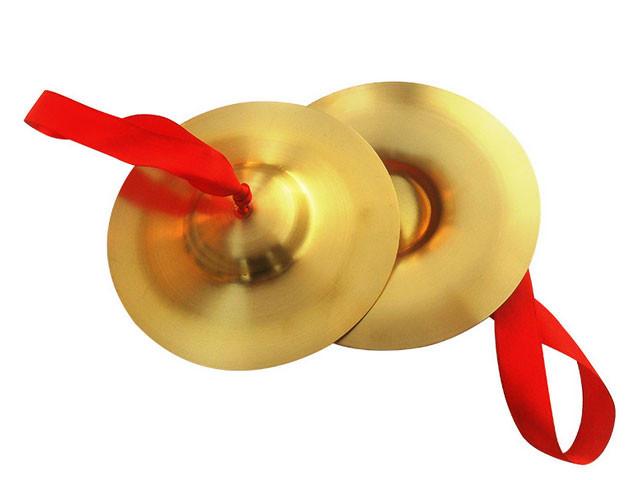 Dome Shape Brass Cymbals (Pair)