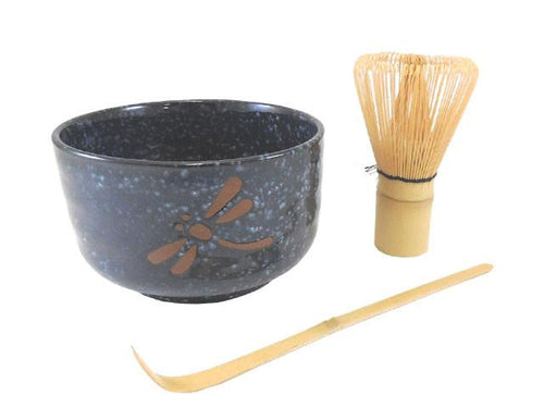 16 oz. Matcha Bowl Set - Dragonfly