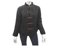 100% Silk Quilted Mandarin Jacket