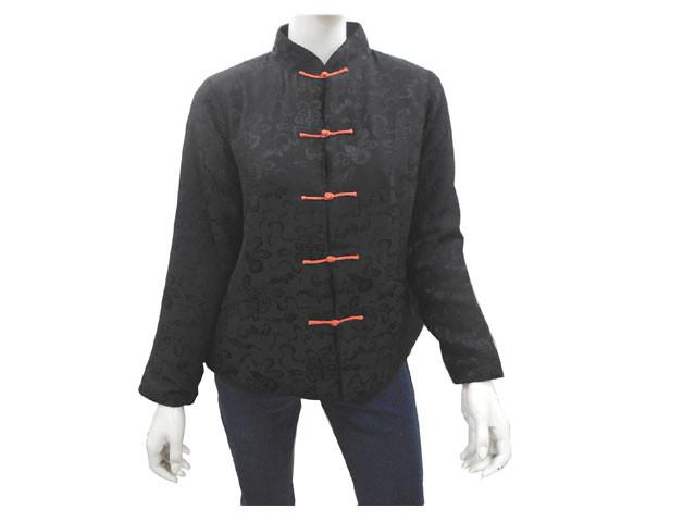 100% Silk Quilted Mandarin Jacket